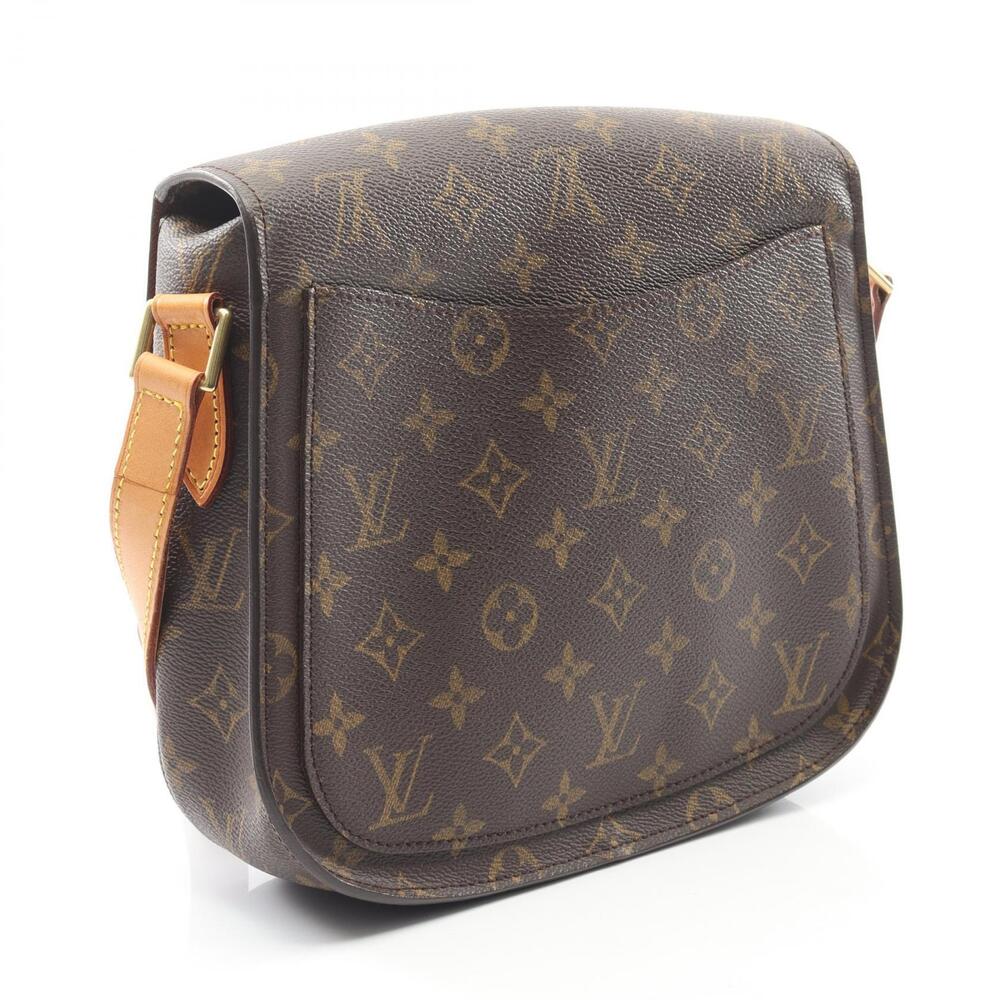 Louis Vuitton Monogram Brown Canvas Bag Saint Shoulder Cloud Leather